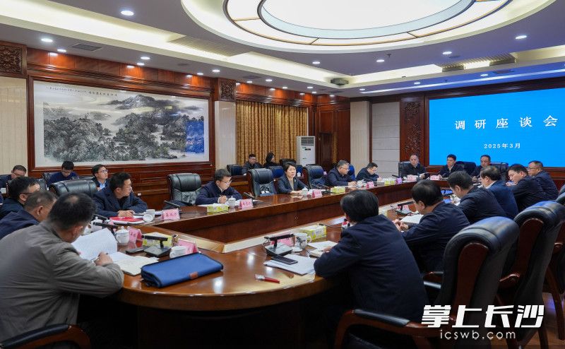 调研座谈会现场。