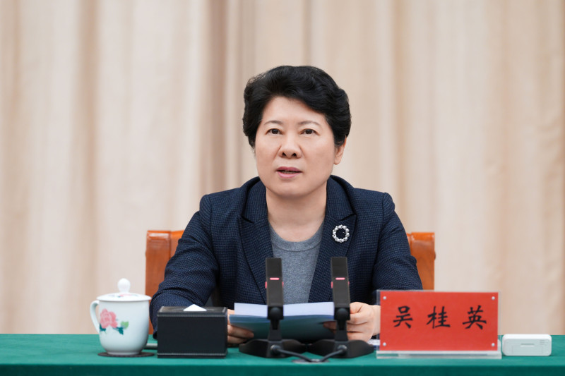 省委常委、市委书记吴桂英讲话。均为长沙晚报全媒体记者 郭雨滴 摄