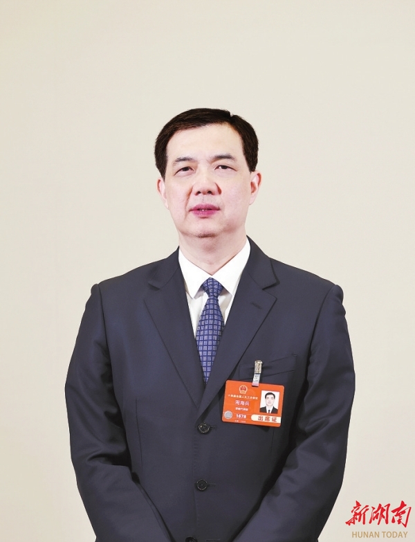周海兵代表。 湖南日报全媒体记者 刘尚文 唐俊 摄