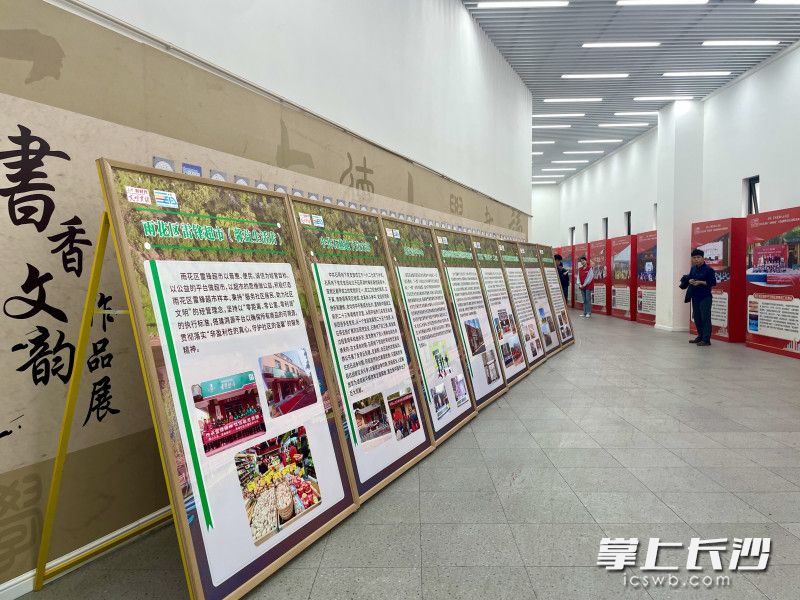 活动现场集中展示全市文明实践工作亮点。 长沙晚报通讯员 郭凤湘 供图