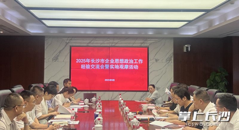 交流会现场。 长沙晚报全媒体记者 刘俊 摄
