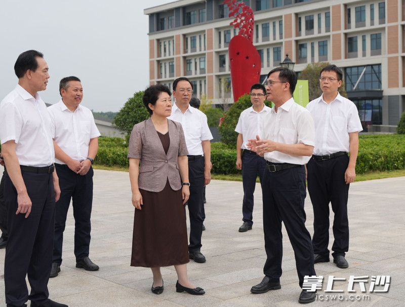 长沙幼儿师范高等专科学校调研现场。