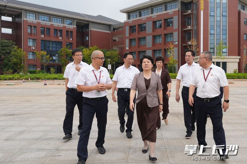 长沙卫生职业学院调研现场。