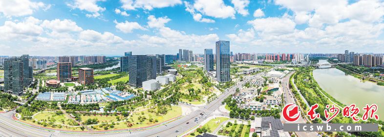 马栏山视频文创产业园。长沙晚报全媒体记者 邹麟 摄