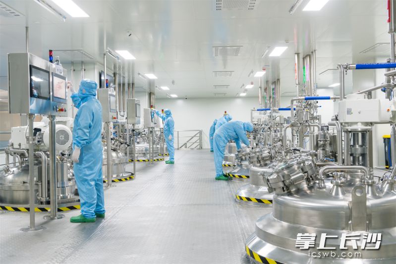 贝泰妮中央工厂的均质乳化系统。 企业供图 贝泰妮中央工厂的均质乳化系统。 企业供图