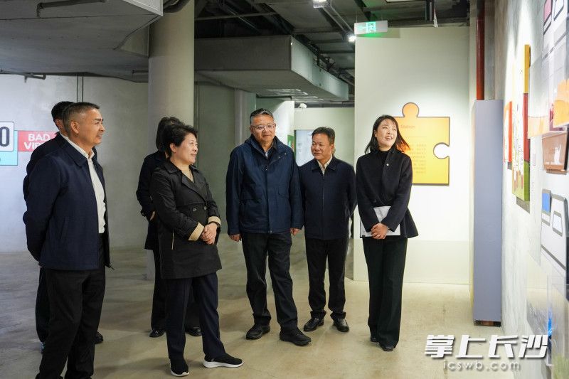 调研现场。均为长沙晚报全媒体记者 郭雨滴 摄 调研现场。均为长沙晚报全媒体记者 郭雨滴 摄