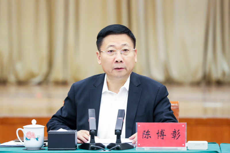 市委副书记、代市长陈博彰讲话。 均为长沙晚报全媒体记者 董阳 摄