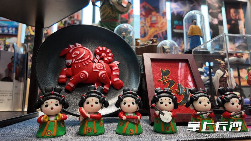 长沙非遗作品展示。 长沙非遗作品展示。