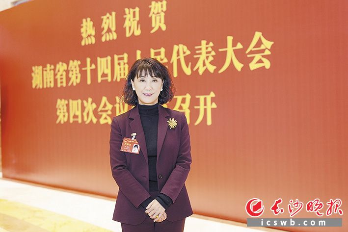 何海英。长沙晚报全媒体记者 郭雨滴 摄