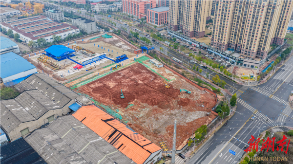 位于天心经开区的音视频装备制造基地,2月25日开工。 位于天心经开区的音视频装备制造基地,2月25日开工。