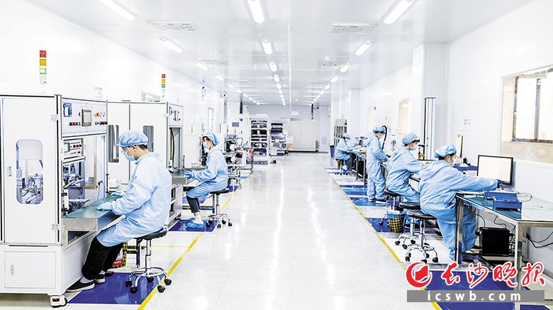 巴斯夫杉杉的电池技术中心里，研发人员正在有条不紊地操作仪器。 长沙晚报全媒体记者 周数邑 通讯员 易沙丽 摄影报道